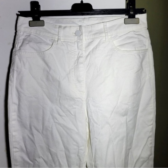 White Bootcut Pants (Jilly Pant | The Group Babaton) - Picture 5 of 8